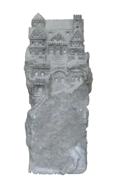 Product image 1 of the product “Castle on the rock as sample, 100cm Height, Natural stone, Riverstone ”